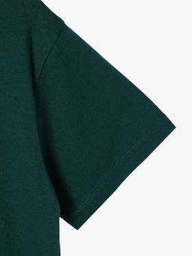 ENFANT ユニセックス キッズ ロゴ コットン 半袖 Tシャツ Agneau グリーン