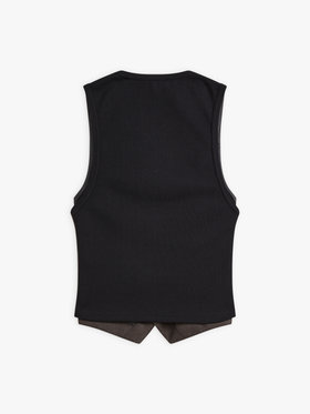 HOMME メンズ 【Outlet】UBO9 GILET ジレ シルバー系その他