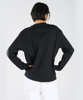 FEMME ウィメンズ "b."ロゴ コットン 長袖 スウェット ブルー系その他