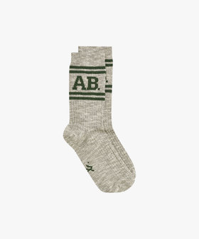 FEMME ウィメンズ "AB."ロゴ ライン ソックス "Kevin" グレー系その他