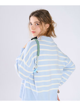 To b. by agnès b. モバイルショルダーストラップ ブルー