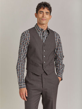 HOMME メンズ 【Outlet】UBO9 GILET ジレ シルバー系その他