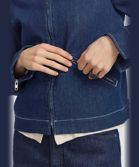 FEMME ウィメンズ デニム ジャケット "Lesley" ネイビー