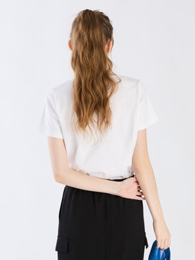 To b. by agnès b. 【Outlet】ロゴフォイルプリントTシャツ ホワイト