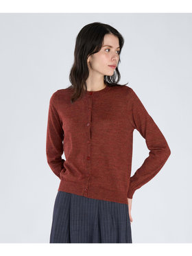 FEMME ウィメンズ 【Outlet】アルパカ 長袖 カーディガン "Scilly" シルバー系その他
