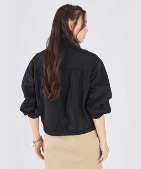 To b. by agnès b. シアーナイロンパフィーブルゾン ブラック