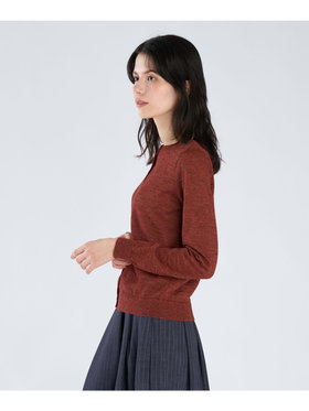 FEMME ウィメンズ 【Outlet】アルパカ 長袖 カーディガン "Scilly" シルバー系その他