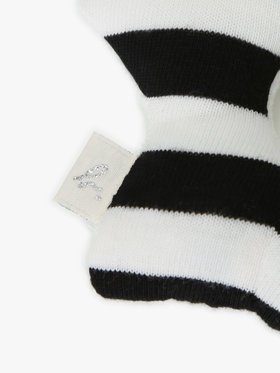 ENFANT ベビー ベビー ボーダー ラトル ”Etoile” ホワイト×ブラック