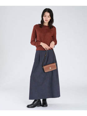 FEMME ウィメンズ 【Outlet】アルパカ 長袖 カーディガン "Scilly" シルバー系その他