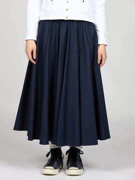 To b. by agnès b. 【Outlet】コットン サーキュラー スカート ネイビー