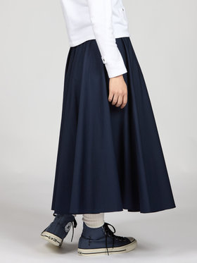 To b. by agnès b. 【Outlet】コットン サーキュラー スカート ネイビー
