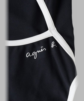 FEMME ウィメンズ agnes b. x arena タフスーツ トレーニングワンピース 水着 ブラック