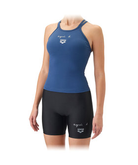 FEMME ウィメンズ agnes b. x arena フィットネスセパレート 水着 ブルー系その他