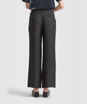 FEMME ウィメンズ リネン ロング パンツ "Vesper" グレー