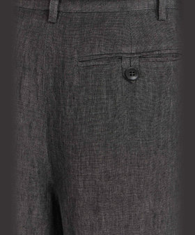 FEMME ウィメンズ リネン ロング パンツ "Vesper" グレー