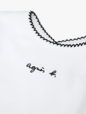 ENFANT ベビー ベビー ロゴ スタイ ブラック