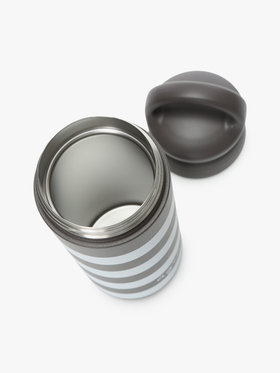 CAFE 【by R 限定品】agnes b. KINTO ロゴ ボーダー タンブラー マルチ