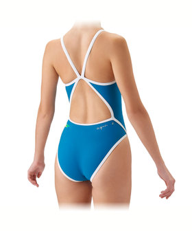 FEMME ウィメンズ agnes b. x arena タフスーツ トレーニングワンピース 水着 ブルー系その他