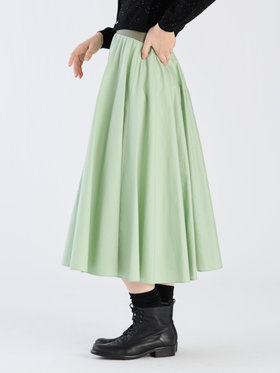 To b. by agnès b. 【Outlet】コットン サーキュラー スカート グリーン系その他