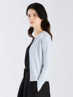 FEMME ウィメンズ コットン ニット 長袖 カーディガンプレッション ”Swing” ブルー系その他
