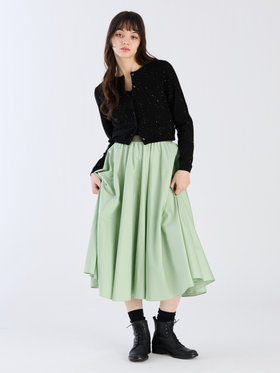 To b. by agnès b. 【Outlet】コットン サーキュラー スカート グリーン系その他