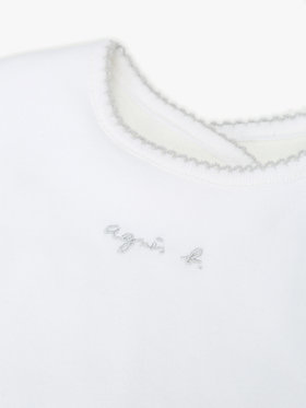 ENFANT ベビー ベビー ロゴ スタイ グレー