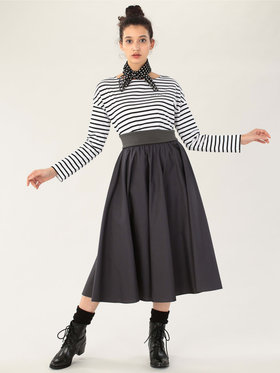 To b. by agnès b. コットン サーキュラー スカート グレー