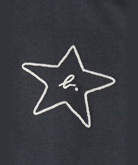 ENFANT ベビー ベビー "b." ロゴ スター コットン ノースリーブ ワンピース "Barbie" グレー