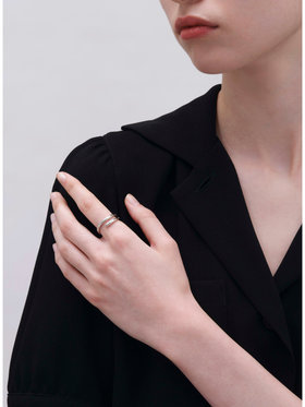 FEMME ウィメンズ スパイラル リング "Spiral Vibes" シルバー