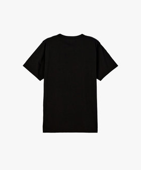 HOMME メンズ メンズ ロゴプリント コットン 半袖 Tシャツ "Coulos" ブラック