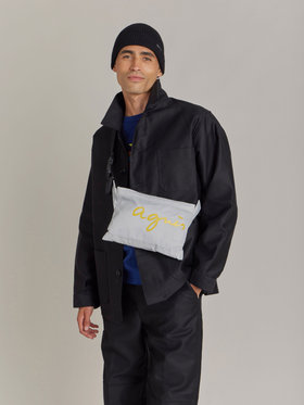 HOMME メンズ 【Outlet】AN53 VESTE agnes b.×Dolmen ワークジャケット ブラック