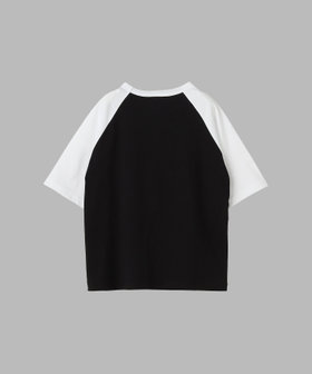 ENFANT ユニセックス キッズ "b." ロゴ 刺繍 コットン 半袖 Tシャツ ホワイト