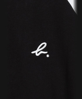 ENFANT ユニセックス キッズ "b." ロゴ 刺繍 コットン 半袖 Tシャツ ホワイト