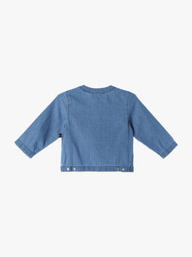 ENFANT ベビー TN45 L CARDIGAN ベビー カーディガン ブルー