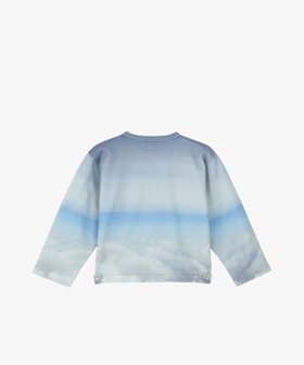ENFANT ユニセックス キッズ フォトプリント カーディガンプレッション "Nuages" ブラウン系その他