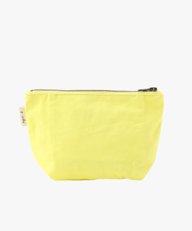 VOYAGE ウィメンズ バッグ＆ウォレット ロゴプリント コットン ポーチ "Paulette" YAS18-03 イエロー