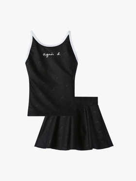 ENFANT ガールズ JHM5 E MAILLOT ARENA キッズ agnes b. x arena ガールズセパレーツ ブラック