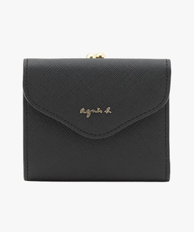 VOYAGE ウィメンズ バッグ＆ウォレット レザー 三つ折りがま口 ミニ ウォレット "ava" TAW02-10 ブラック