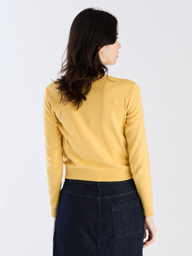 FEMME ウィメンズ 【Outlet】コットン ニット 長袖 カーディガンプレッション "Swing Nacre" イエロー系その他