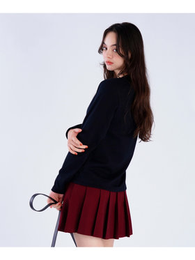 To b. by agnès b. コットン ロングスリーブ Tシャツ ブラック