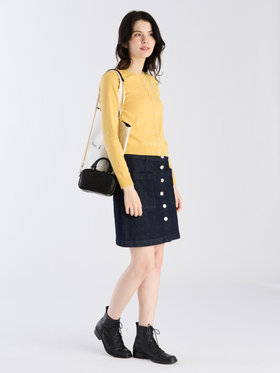 FEMME ウィメンズ 【Outlet】コットン ニット 長袖 カーディガンプレッション "Swing Nacre" イエロー系その他