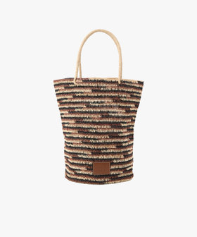 VOYAGE ウィメンズ バッグ＆ウォレット ラフィア トートバッグ ABX04-01 ブラウン系その他