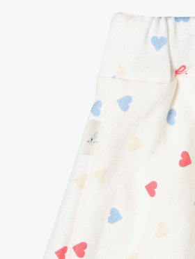 ENFANT ベビー ベビー マルチカラー コットン フレア スカート ホワイト