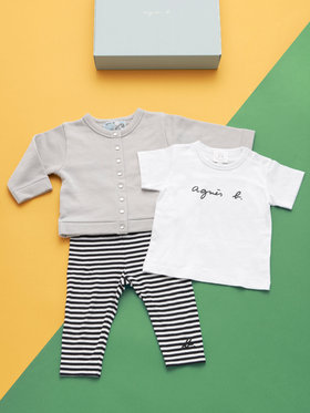 ENFANT ベビー WEB限定 AC60 L GIFT BOX SET ベビーギフトボックス 3点セット グレー