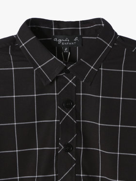 ENFANT ユニセックス 【Outlet】CAT0 E CHEMISE キッズ ブラウス ブラック