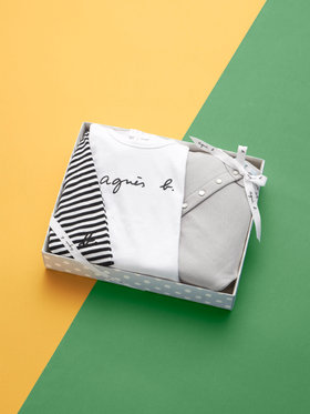 ENFANT ベビー WEB限定 AC60 L GIFT BOX SET ベビーギフトボックス 3点セット グレー