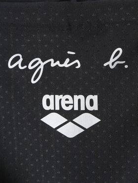 HOMME メンズ agnes b. x arena メンズ トレーニング リミック スイムウェア ブラック