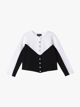 ENFANT ユニセックス M461 E CARDIGAN キッズ カーディガン ホワイト