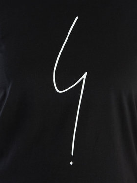 FEMME ウィメンズ アイコニック コットン 半袖 Tシャツ ”Point d'ironie” ブラック