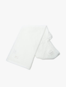 ENFANT ベビー agnes b. × UCHINO ベビー ロゴ コットン ベビーケット ホワイト